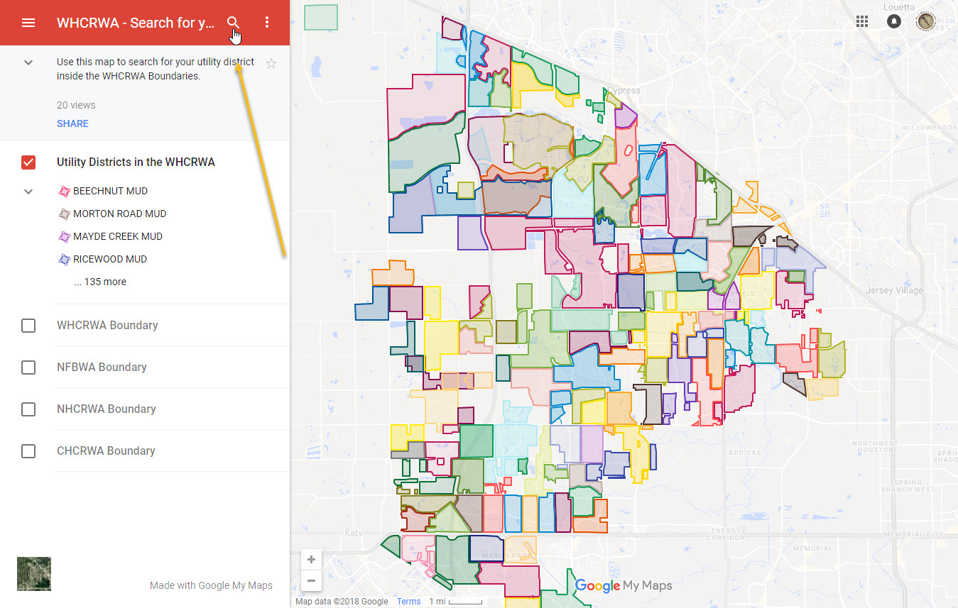 Find your water Provider West Harris County Regional Water Authority