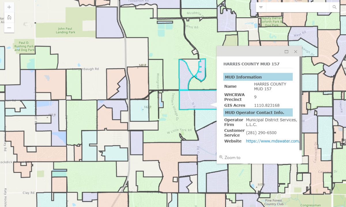Find Your Water Provider Update West Harris County Regional Water