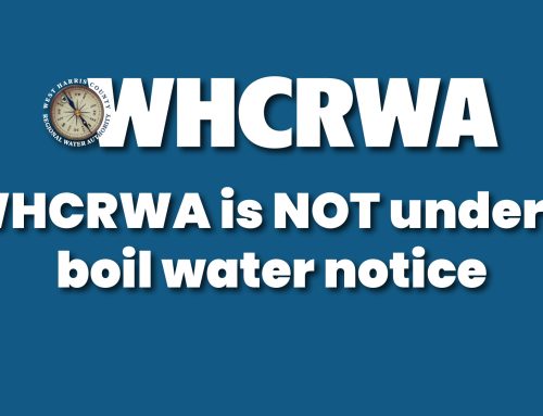 WHCRWA is NOT under a boil water notice