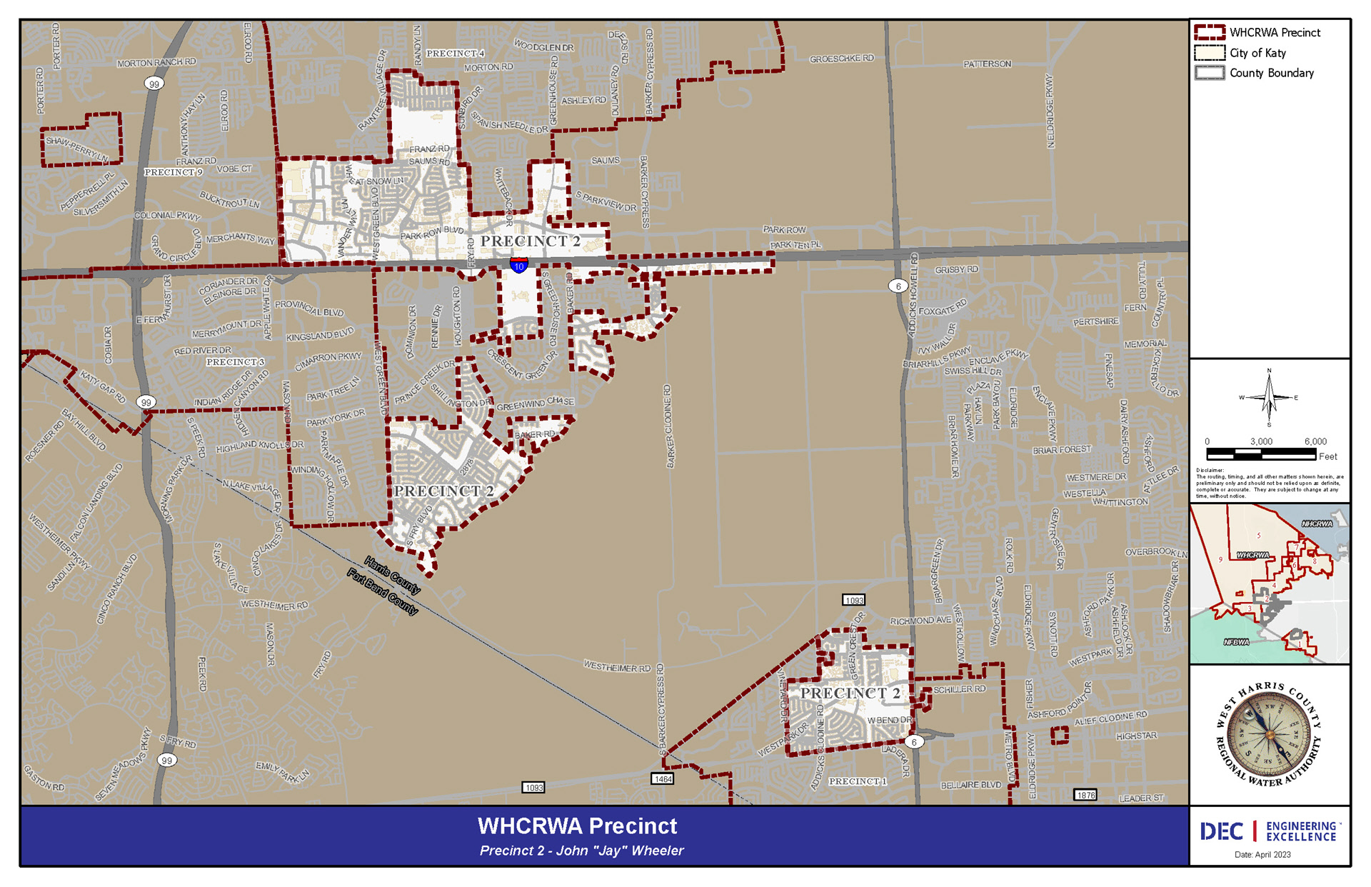 WHCRWA Precinct 2 Map