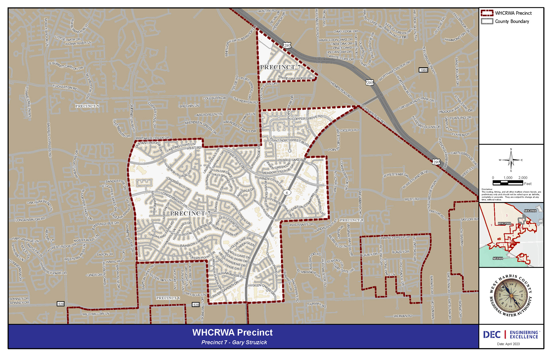 WHCRWA Precinct 7 Map