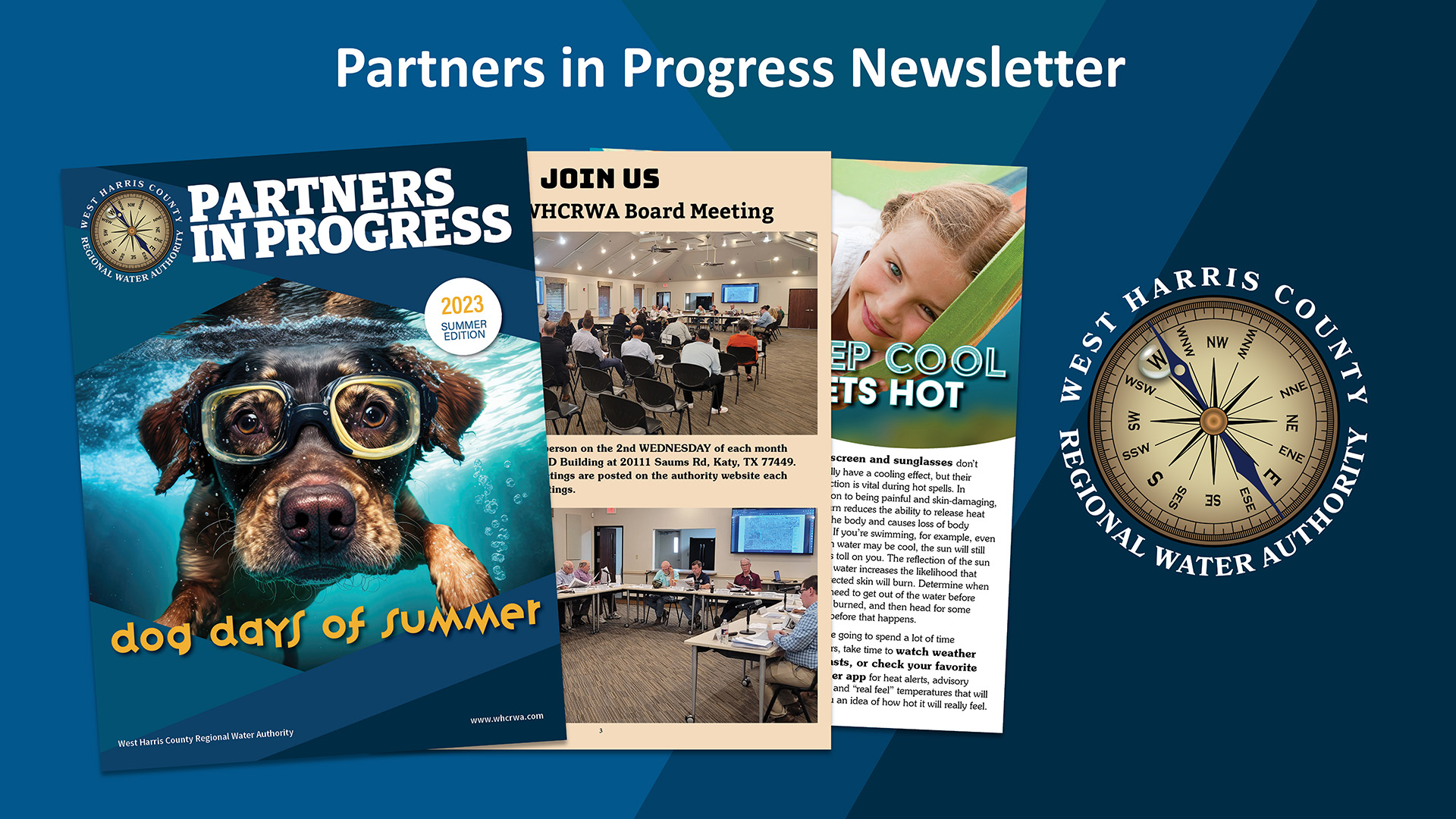 The West Harris County Regional Water Authority Summer Edition of the Partners in Progress newsletter is now available.