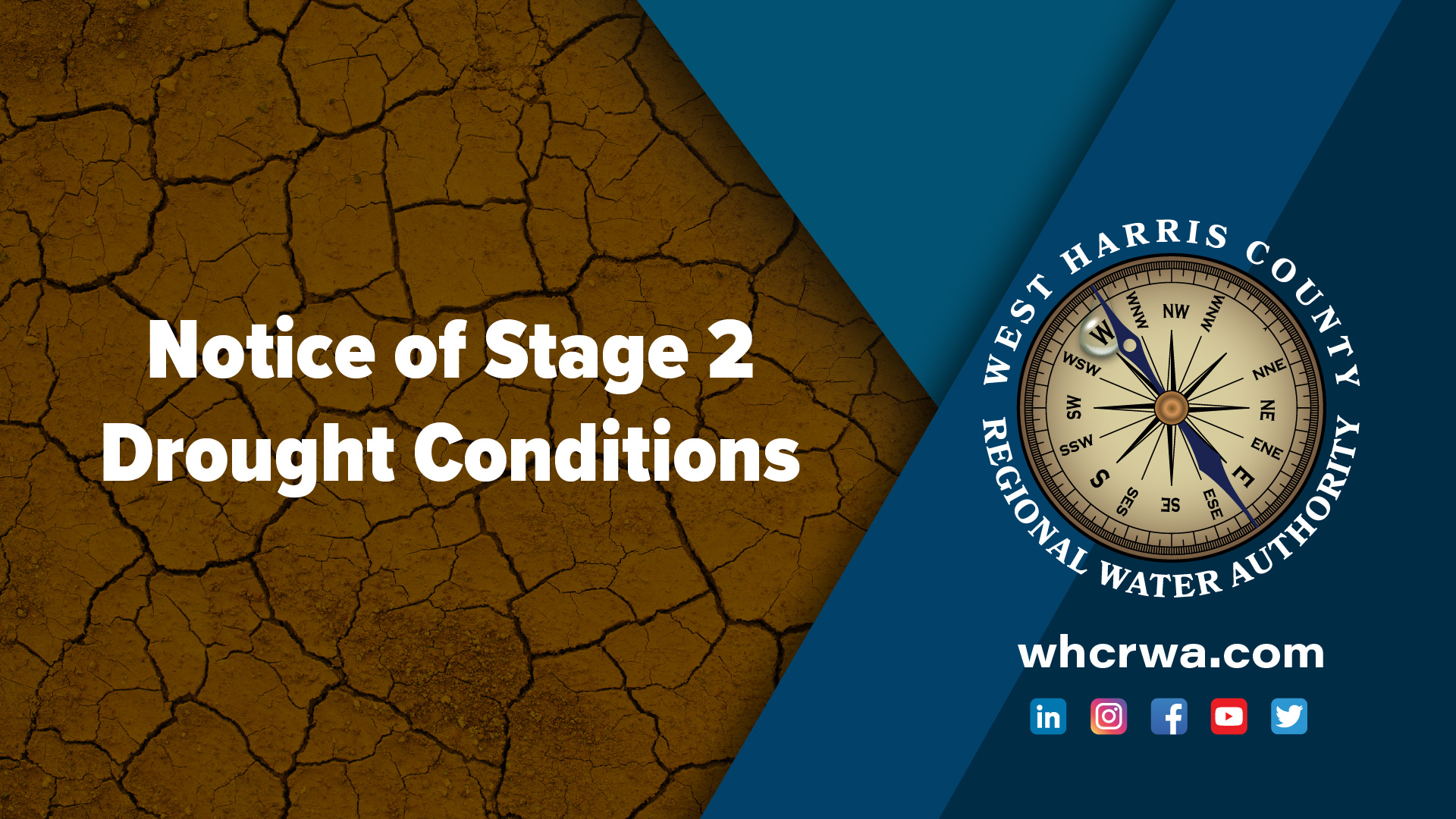Notice of Stage 2 Drought Conditions
