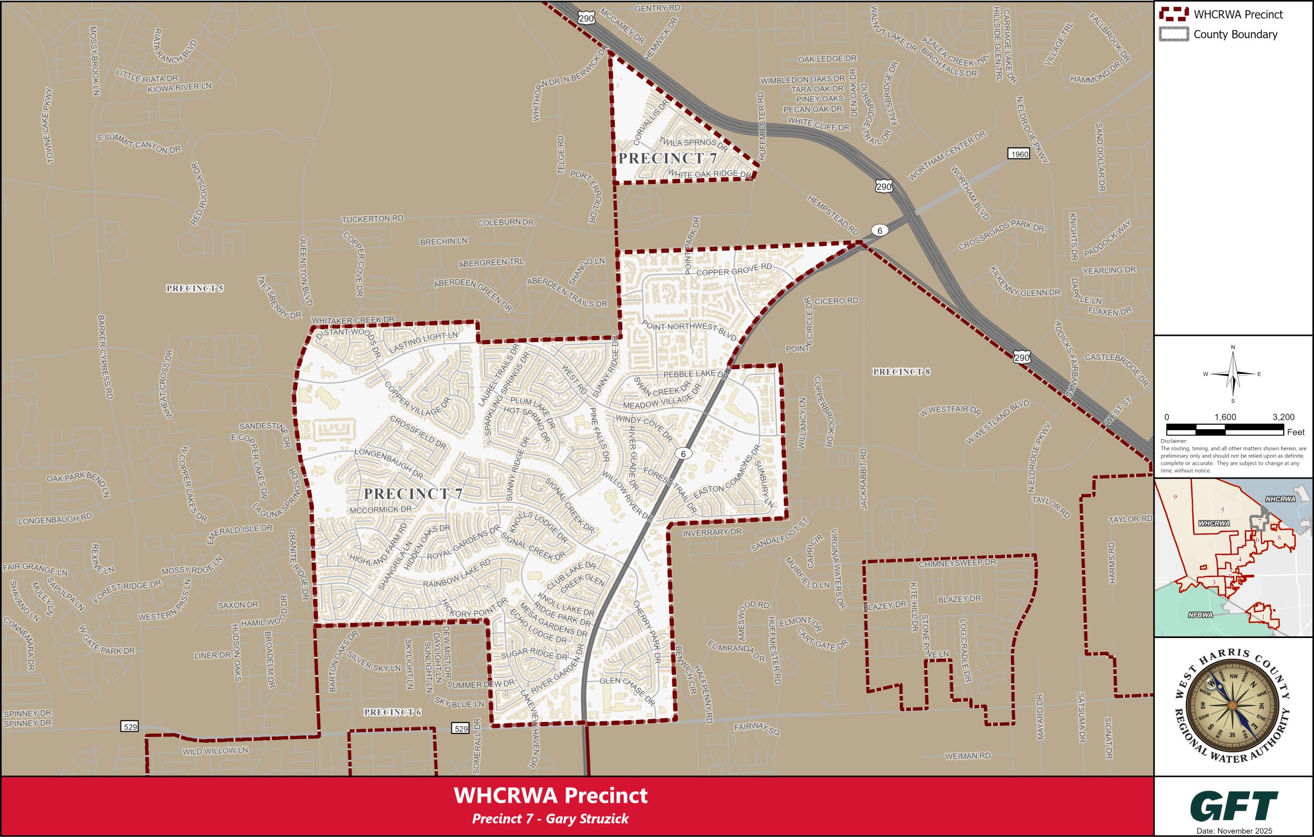 WHCRWA Precinct 7 Map