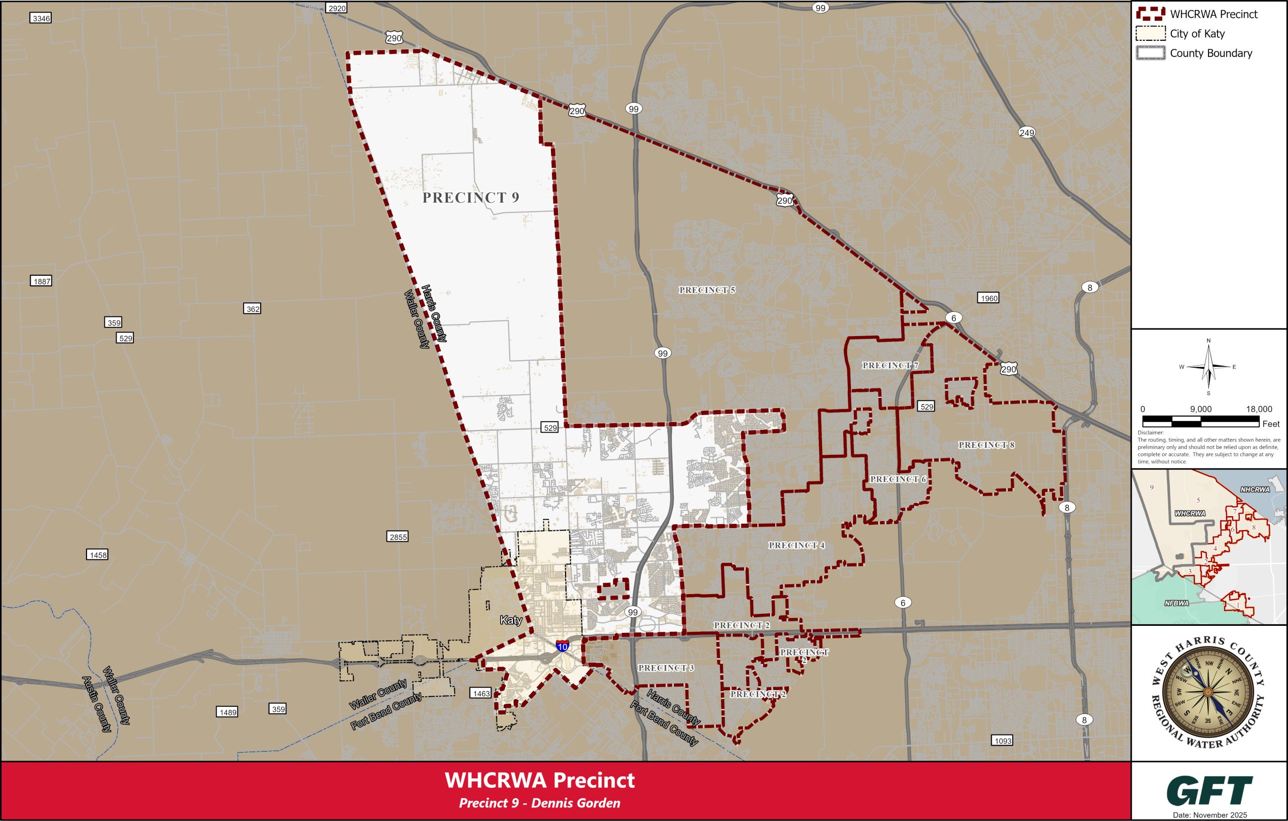 WHCRWA Precinct 9 Map