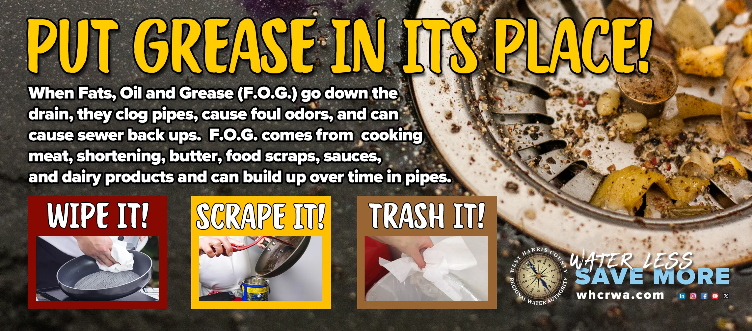 Grease insert