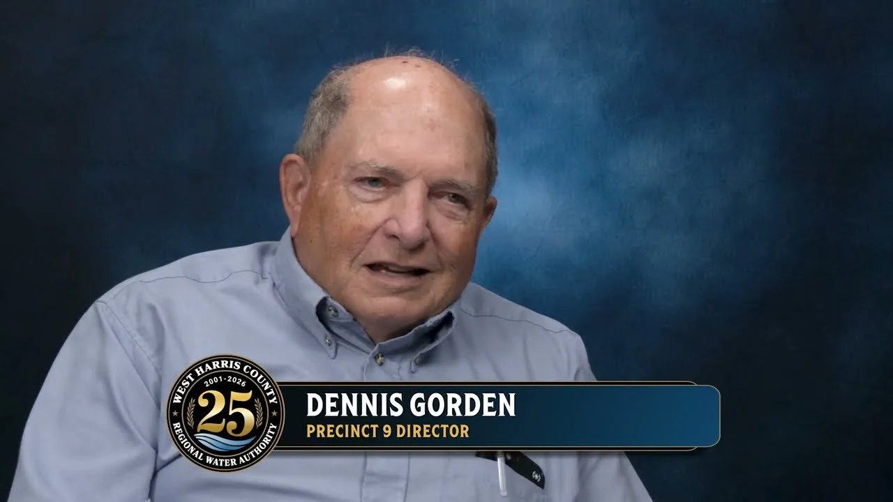 Video Thumbnail: Dennis Gorden on a personal goal to see surface water flow into Katy, Texas